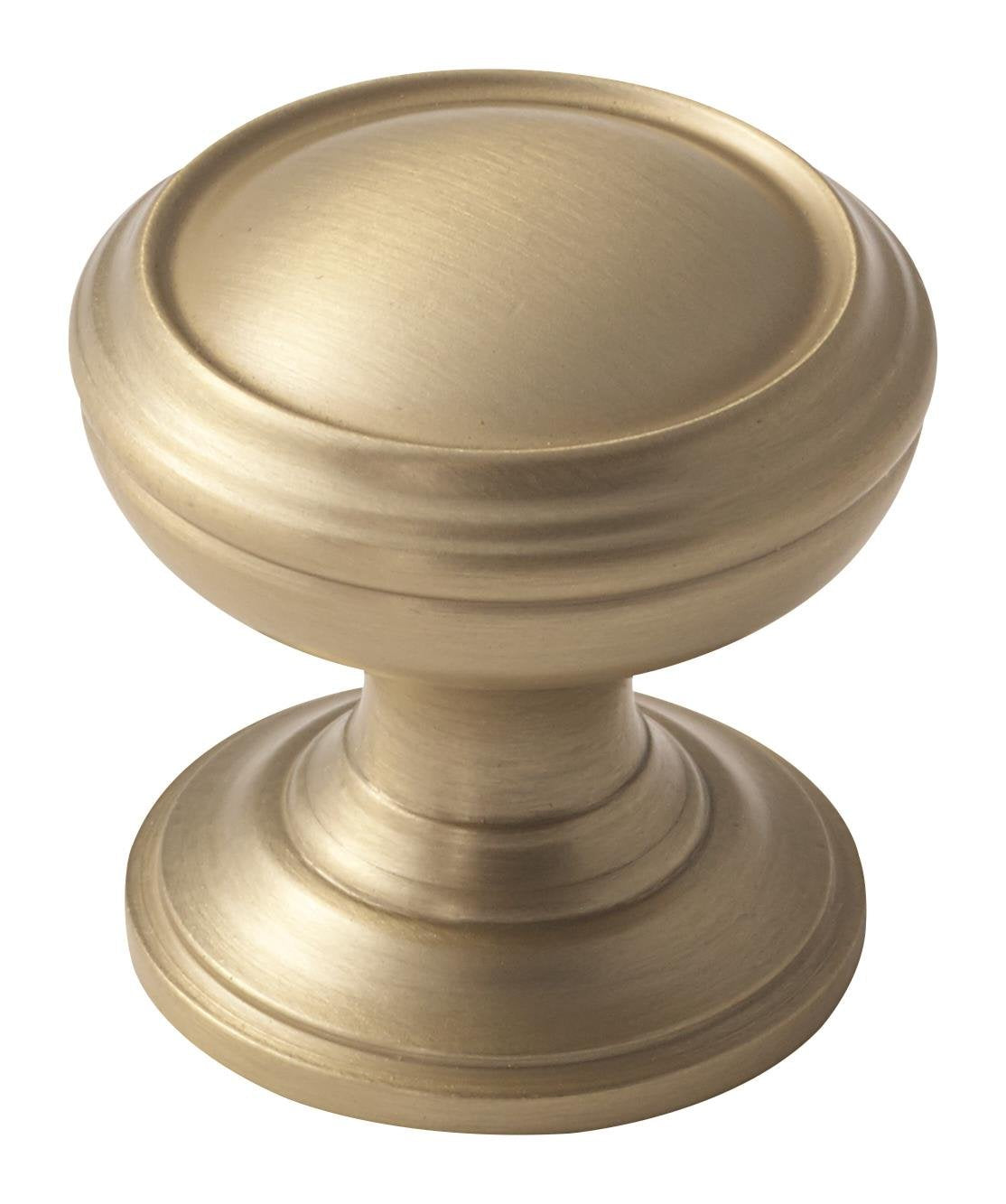 Amerock Cabinet Knob Golden Champagne 1-1/4 inch (32 mm) Diameter Revitalize 1 Pack Drawer Knob Cabinet Hardware