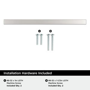 Amerock BP936226 Polished Chrome Cabinet Pull 5-1/16 inch (128mm) Center-to-Center Cabinet Hardware Cyprus Furniture Hardware Drawer Pull