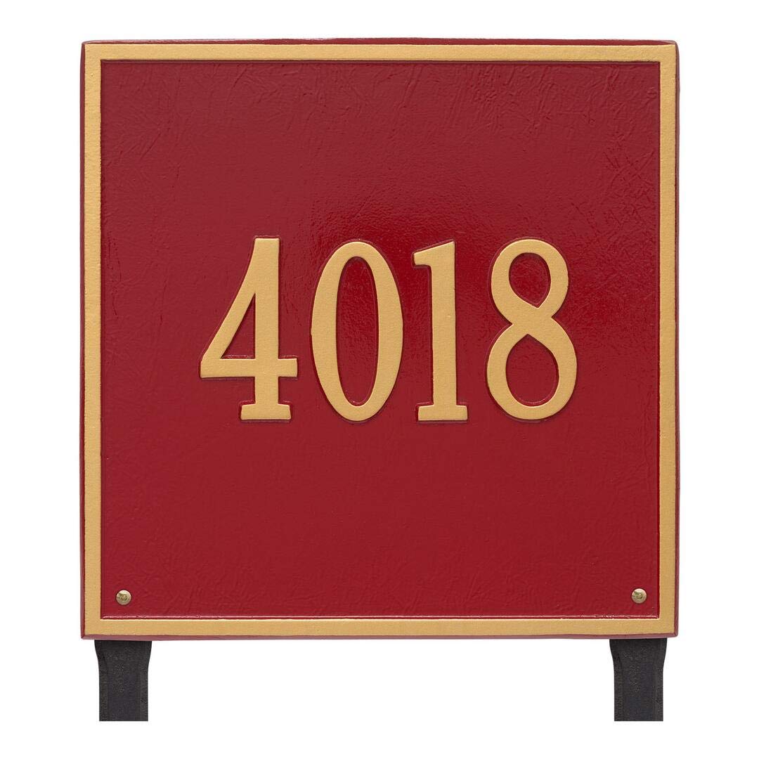 Whitehall 2119RG - Personalized Square Plaque - Estate - Lawn - 1 line