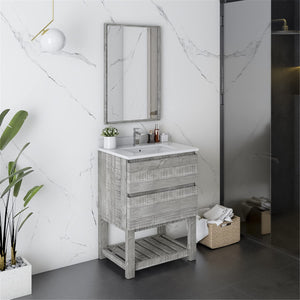 Fresca FCB3124ASH-FS-CWH-U Bathroom Vanity