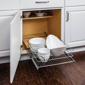 Hardware Resources MBPO21-R 18" Metal Pullout Basket