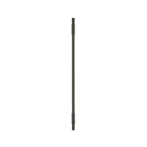 Amerock Cabinet Pull Polished Chrome/Brushed Matte Black 10-1/16 inch (256 mm) Center to Center Urbanite 1 Pack Drawer Pull Drawer Handle Cabinet Hardware