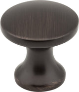 Elements 3915-DBAC 1" Diameter Brushed Oil Rubbed Bronze Slade Cabinet Mushroom Knob