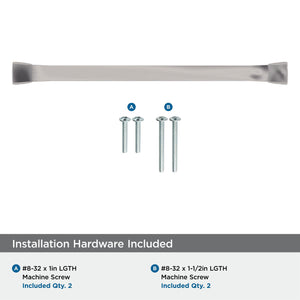 Amerock BP55351G10 Satin Nickel Cabinet Pull 8 in (203 mm) Center-to-Center Cabinet Handle Revitalize Drawer Pull Kitchen Cabinet Handle Furniture Hardware