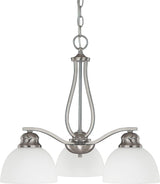 Capital Lighting 4034BN-212 Stanton 3 Light Chandelier Brushed Nickel