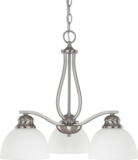 Capital Lighting 4034BN-212 Stanton 3 Light Chandelier Brushed Nickel