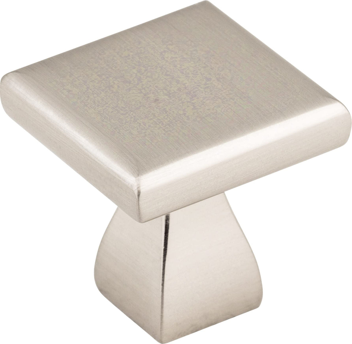 Elements 449SN 1" Overall Length Satin Nickel Square Hadly Cabinet Knob
