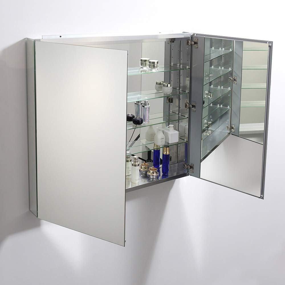 Fresca FMC8011 Fresca 40" Wide x 36" Tall Bathroom Medicine Cabinet w/ Mirrors