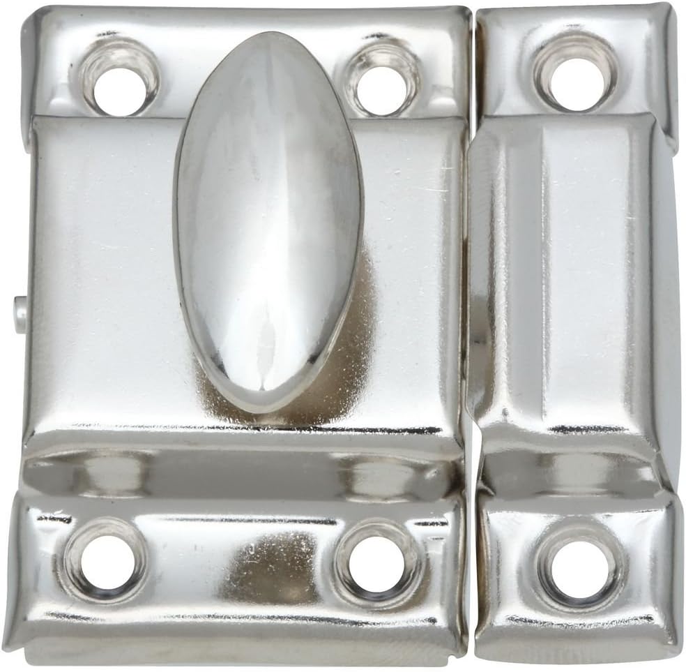 National Hardware Cupboard Turn N149-641 – Nickel Finish Cabinet Latch
