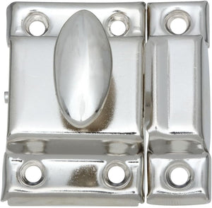 National Hardware Cupboard Turn N149-641 – Nickel Finish Cabinet Latch