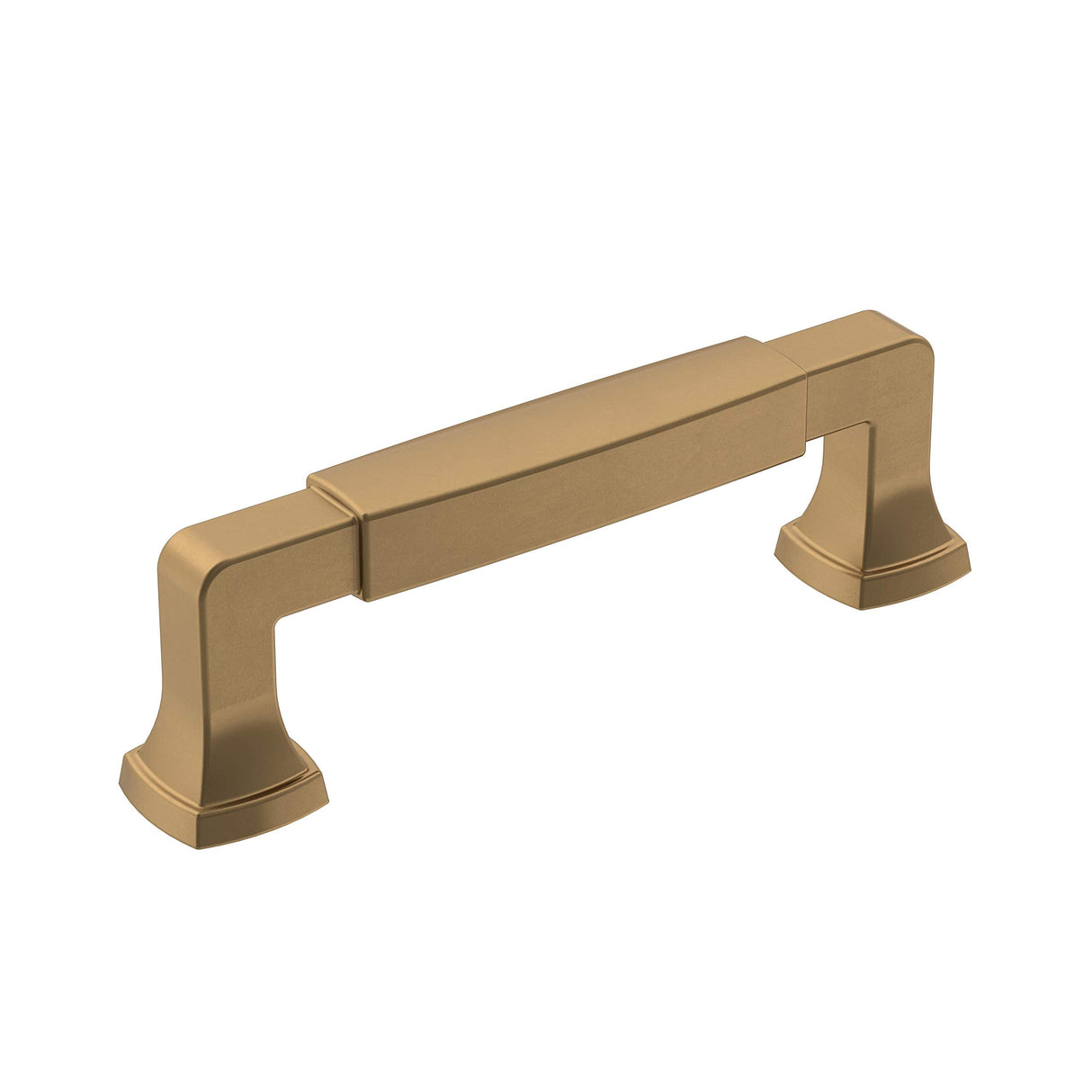 Amerock Cabinet Pull Champagne Bronze 3-3/4 inch (96 mm) Center-to-Center Stature 1 Pack Drawer Pull Cabinet Handle Cabinet Hardware