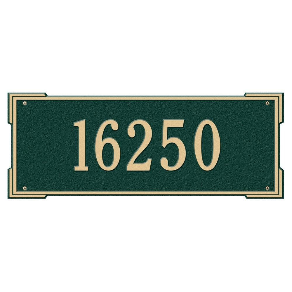 Whitehall 1019GG - Personalized Roanoke Plaque - Estate -Wall - 1 Line