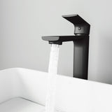 VIGO Norfolk 10.75 inch H Single Hole Single Handle Bathroom Faucet in Matte Black - Vessel Sink Faucet VG03027MB