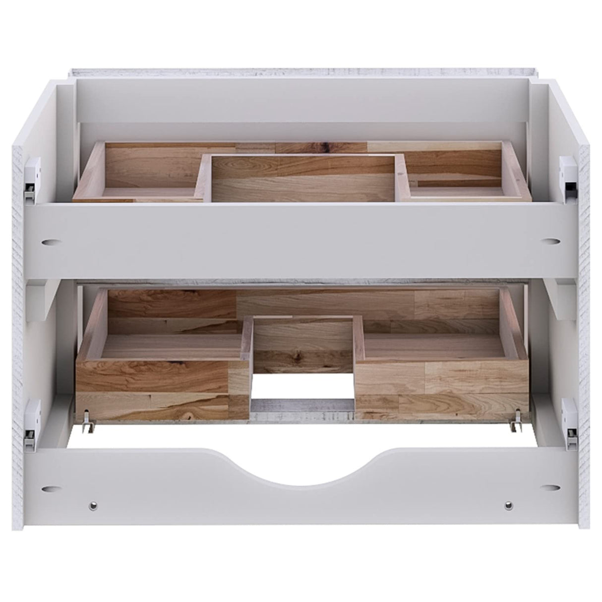 Fresca FCB3130RWH Fresca Formosa 29" Wall Hung Modern Bathroom Cabinet in Rustic White