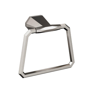 Amerock BH36042G10 Brushed Nickel Towel Ring 5-9/16 in (141 mm) Length Towel Holder St. Vincent Hand Towel Holder for Bathroom Wall Small Kitchen Towel Holder Bath Accessories