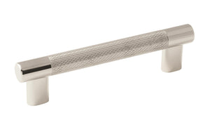 Amerock Cabinet Pull Polished Nickel/Stainless Steel 5-1/16 inch (128 mm) Center to Center Esquire 1 Pack Drawer Pull Drawer Handle Cabinet Hardware