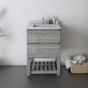 Fresca FCB3124ASH-FS-CWH-U Bathroom Vanity