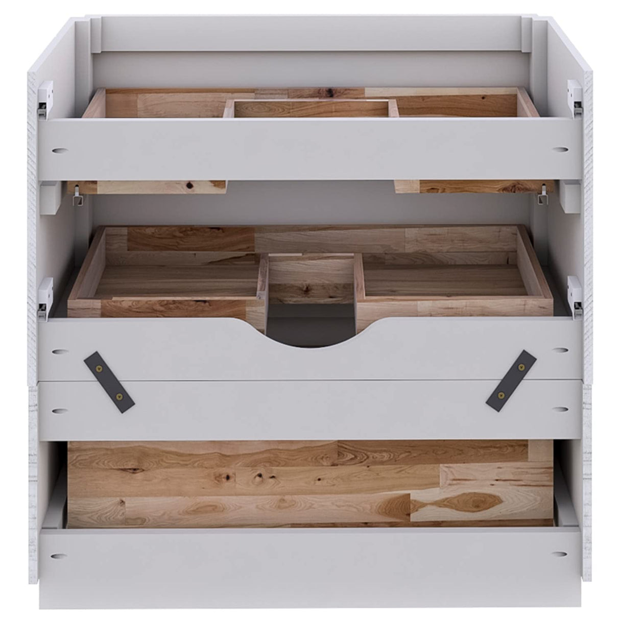 Fresca FCB3136RWH-FC Fresca Formosa 35" Floor Standing Modern Bathroom Cabinet in Rustic White