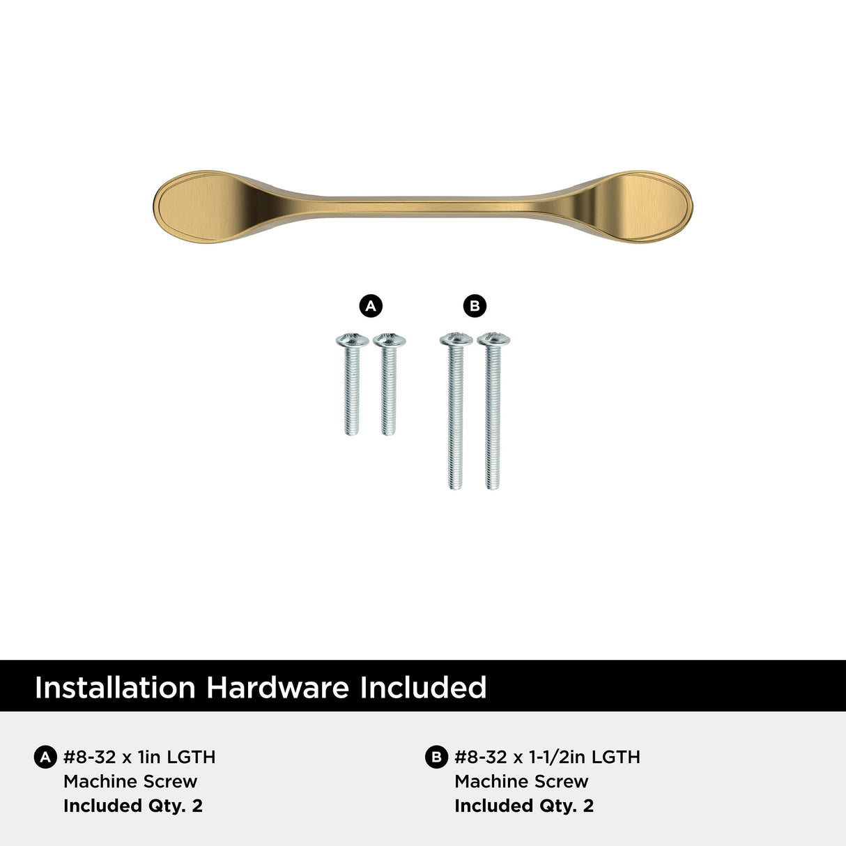 Amerock BP21935CZ Champagne Bronze Cabinet Pull 3 inch (76mm) Center-to-Center Cabinet Hardware Ravino Furniture Hardware Drawer Pull