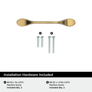 Amerock BP21935CZ Champagne Bronze Cabinet Pull 3 inch (76mm) Center-to-Center Cabinet Hardware Ravino Furniture Hardware Drawer Pull