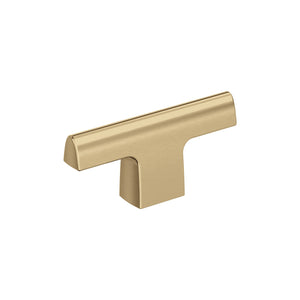 Amerock Cabinet Knob |Champagne Bronze 2-1/2 in (64 mm) Length Drawer Knob Riva Kitchen and Bath Hardware Furniture Hardware