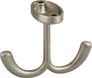 Elements YD20-156SN 1-9/16" Satin Nickel Double Prong Ceiling Mounted Hook