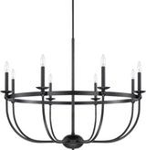 Capital Lighting 425181MB Rylann 8 Light Chandelier Matte Black