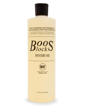 John Boos MYSB Mystery Butcher Block Oil, 16 Ounce Bottle BOTTLE OF MYS OIL 16OZ