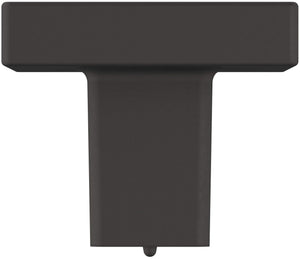 Amerock Cabinet Knob Matte Black 1-3/16 inch (30 mm) Length Monument 1 Pack Drawer Knob Cabinet Hardware