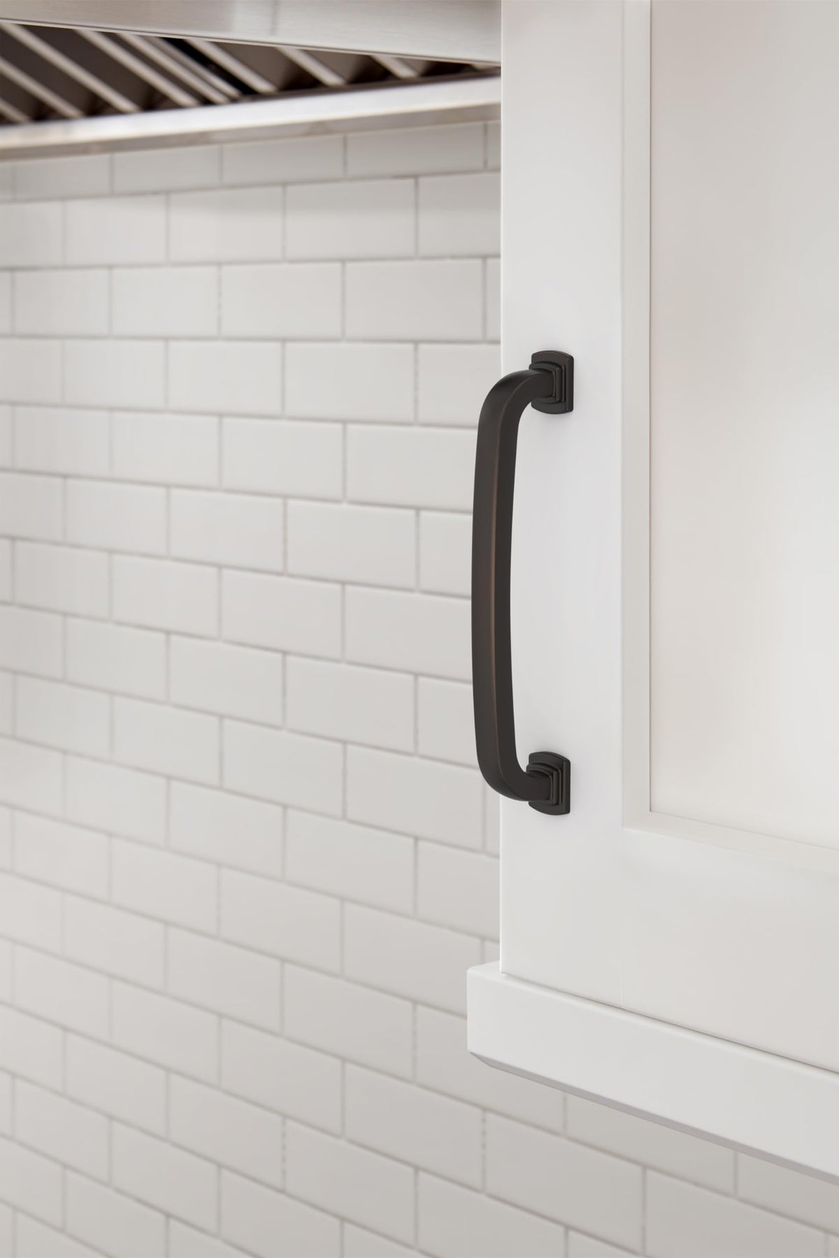 Amerock BP36895ORB Oil-Rubbed Bronze Cabinet Pull 5-1/16 inch (128mm) Center-to-Center Cabinet Hardware Surpass Furniture Hardware Drawer Pull