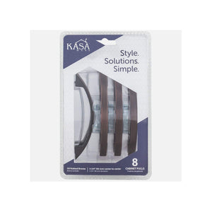 KasaWare K83796BORB-8 4-7/8" Overall Length Contemporary Pull, 8-pack