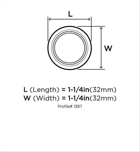Amerock Cabinet Knob Satin Nickel 1-1/4 inch (32 mm) Diameter Everyday Heritage 10 Pack Drawer Knob Cabinet Hardware