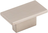 Jeffrey Alexander 81021SN 1-9/16" Overall Length Satin Nickel Rectangle Mirada Cabinet Knob