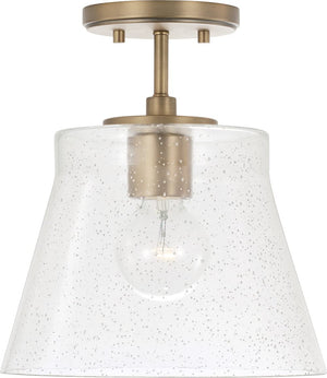 Capital Lighting 346912AD Baker 1 Light Pendant Aged Brass