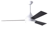 Matthews Fan DA-WH-BB Donaire wet location 3-Blade paddle fan constructed of 316 Marine Grade Stainless Steel