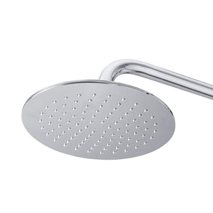 PULSE ShowerSpas 1052-CH Aquarius Shower System with 8" Rain Showerhead and Magnetic Attached Hand Shower with On/Off, Polished Chrome