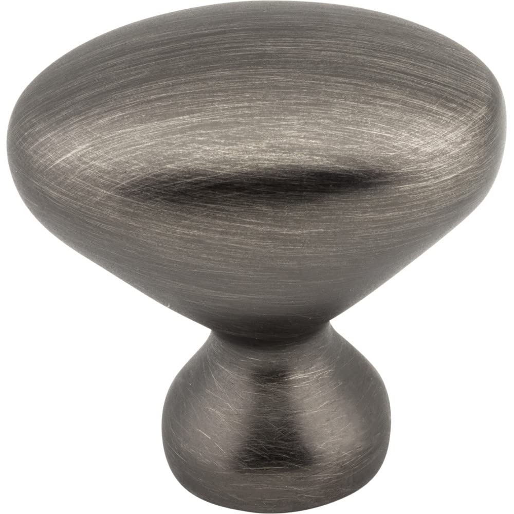 Elements 897L-BNBDL 1-1/4" Overall Length Brushed Pewter Oval Merryville Cabinet Knob