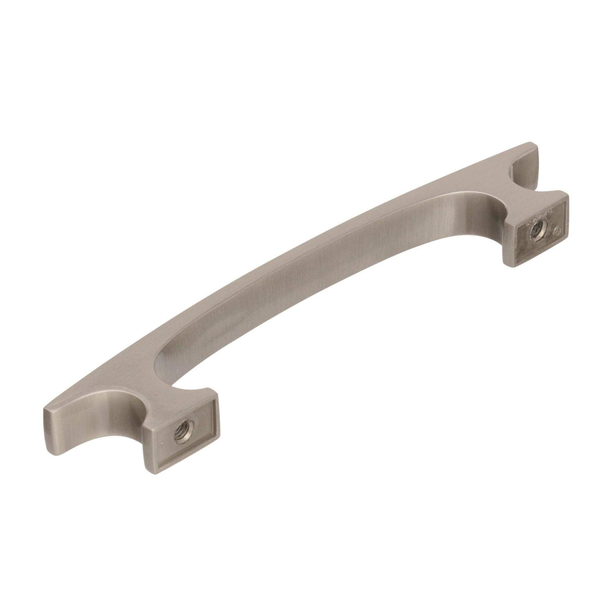 Amerock Cabinet Pull Satin Nickel 3-3/4 inch (96 mm) Center to Center Conrad 1 Pack Drawer Pull Drawer Handle Cabinet Hardware