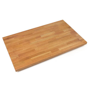 John Boos CHYKCT-BL4225-O Finger Jointed Cherry Wood Rails Kitchen Island Butcher Block Cutting Board Counter Top with Oil Finish, 42