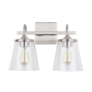 Capital Lighting 139122BN-496 Jayne 2 Light Vanity Brushed Nickel