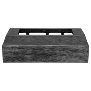 30 Inch 735 CFM Hammered Zinc Under Cabinet Range Hood with Slim Baffle Filters