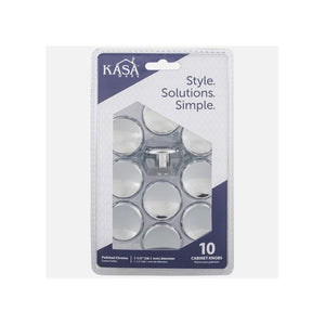 KasaWare K063PC-10 1-1/2" Diameter Cabinet Knob, PC, 10-pack