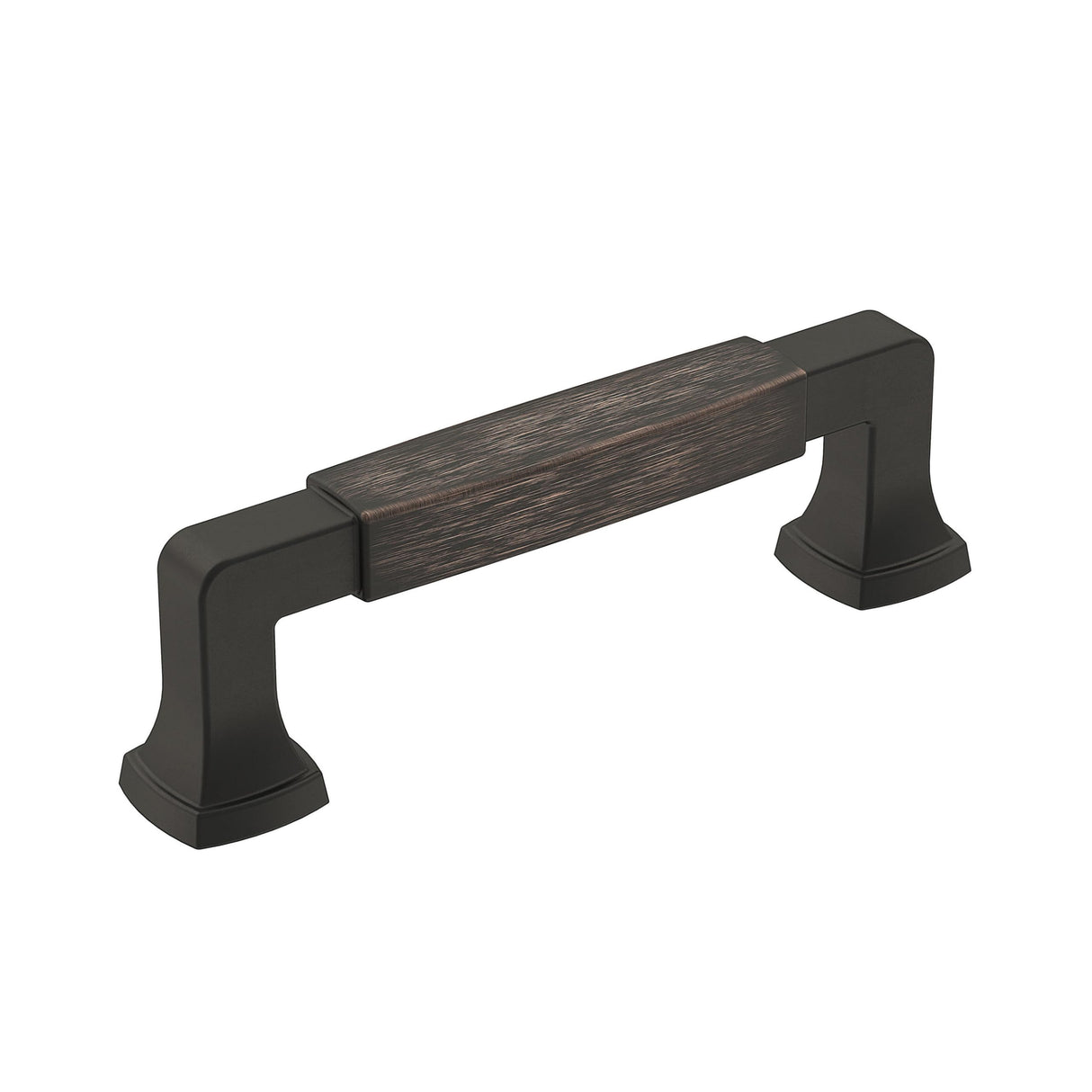 Amerock Cabinet Pull Oil Rubbed Bronze 3-3/4 inch (96 mm) Center-to-Center Stature 1 Pack Drawer Pull Cabinet Handle Cabinet Hardware