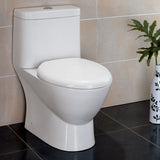 Fresca FTL2346 Fresca Serena One-Piece Dual Flush Toilet w/ Soft Close Seat