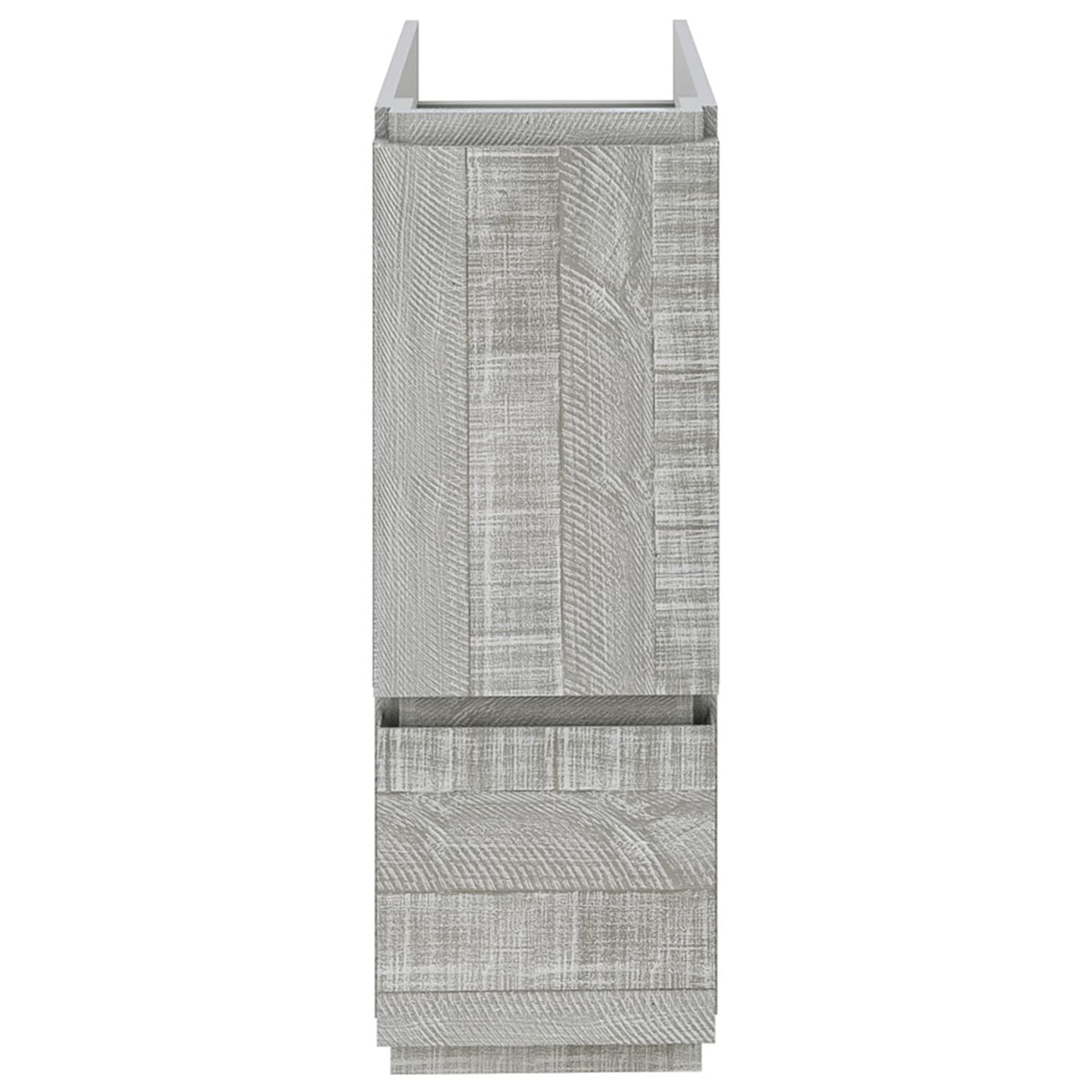 Fresca FCB31-241224ASH-FC Fresca Formosa 58" Floor Standing Double Sink Modern Bathroom Cabinet in Ash