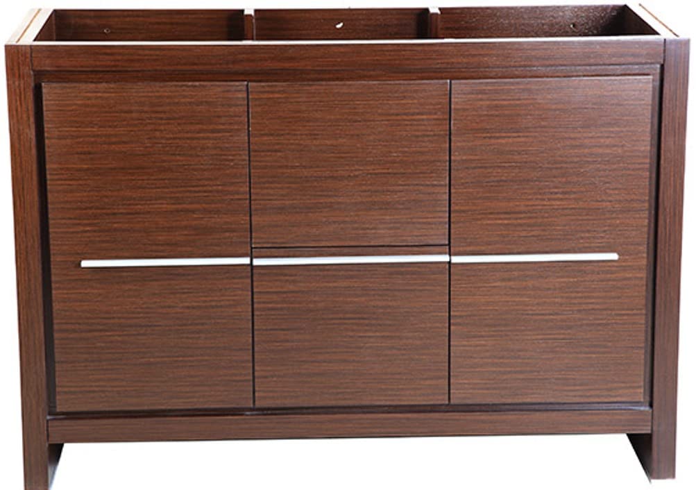 Fresca FCB8148WG Fresca Allier 48" Wenge Brown Modern Bathroom Cabinet