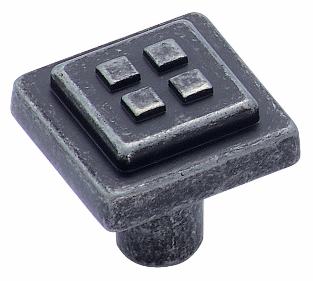 Amerock BP4454WID Forgings 1-1/8 in (29 mm) Length Wrought Iron Dark Cabinet Knob