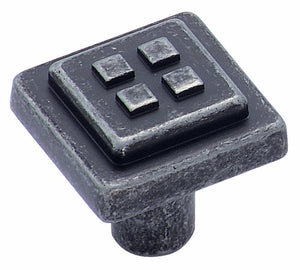 Amerock BP4454WID Forgings 1-1/8 in (29 mm) Length Wrought Iron Dark Cabinet Knob