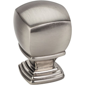 Jeffrey Alexander 188L-SN 1" Overall Length  Satin Nickel Katharine Cabinet Knob