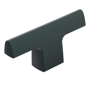 Amerock Cabinet Knob Matte Black 2-1/2 inch (64 mm) Length Riva 1 Pack Drawer Knob Cabinet Hardware